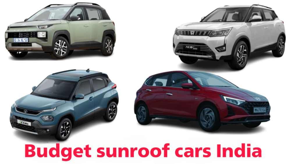 Budget sunroof cars India