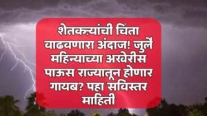 Maharashtra Important Weather Forecast